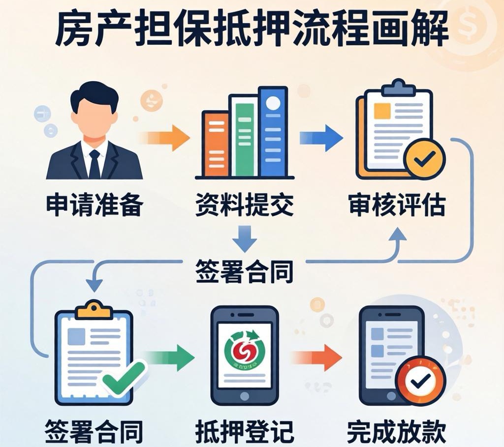 抵押流程图解 抵押流程图解