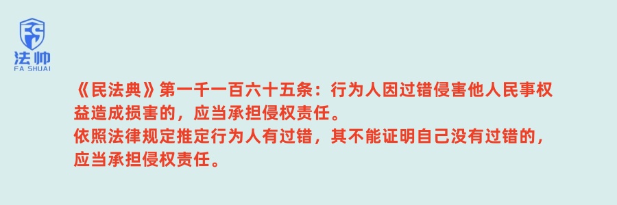 《民法典》第1165条
